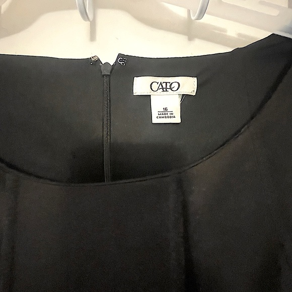 CATO’s Plus Size Black Dress - Picture 3 of 5